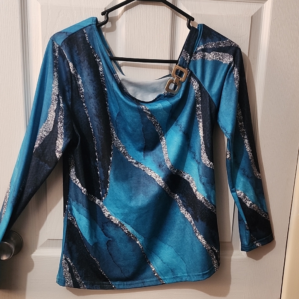 Stylish Blue Women's Top
